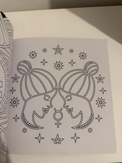 New Zodiac colouring book