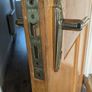 solid oak interior doors x6. Includes hinges and locks. 813mm wide x 2032mm high Image 9