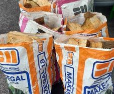 Bags of Firewood