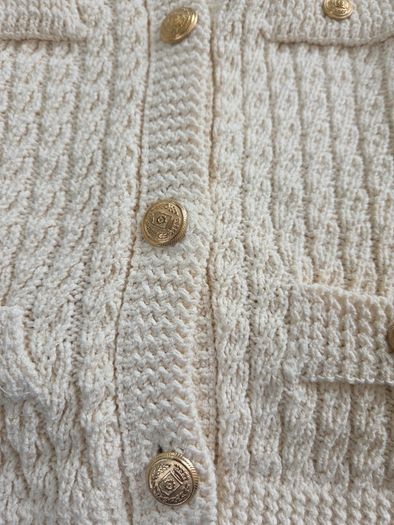 Zara knitted waistcoat size s bnwt