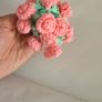 Handmade Crochet Teddy Tea Coaster / Trinket Holder Image 2