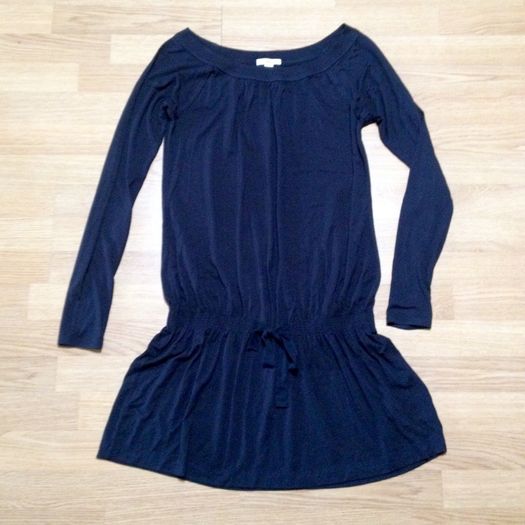 DKNY oversized black mini dress