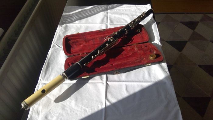 Antique Flute ,  Ivory head