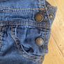 Polarn O Pyret Baby 56 cm denim dungarees up to 3 minths Image 3