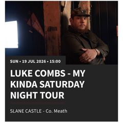 Luke Combs General Admission Ticket