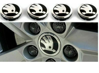 56mm 65mm Black Green Car Allow Dust Wheel Hub Center Caps Cover For Skoda Octavia Fabia Superb Rapid Yeti 1J0601171 3B7601171