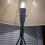 Tall Black Metal Table Lamp Image 3