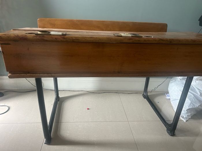 old school double desk