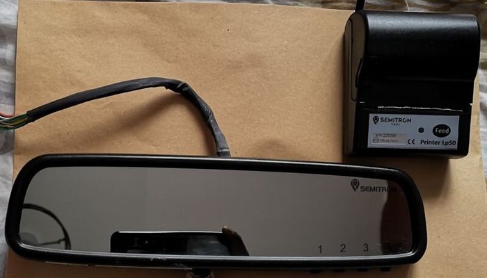 Taxi meter and a printer (Semitron)