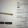 IKEA LACK Wall shelf, 190x26 cm Image 3
