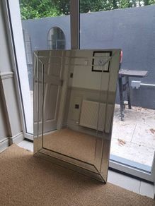 Laura Ashley large beveled mirror