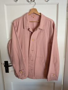 Armor Lux Pink Cotton Chore Jacket - Size L