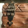 Vintage Wooden Hand Riveted Mini Chest Image 4
