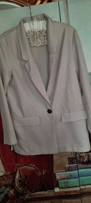 Cream Coloured Zara Blazer Size 8