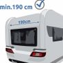 Caravan Rear Tent 190x170cm Garden Tent Kitchen Tent for Caravan" Image 3