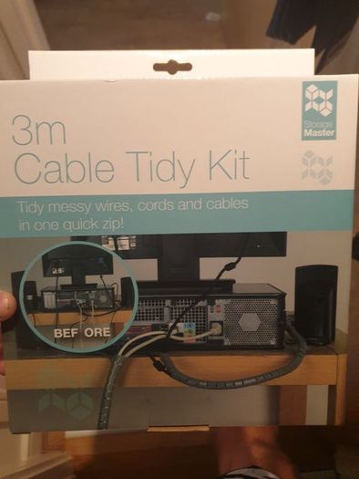 Storage Master 3m Cable Tidy Kit