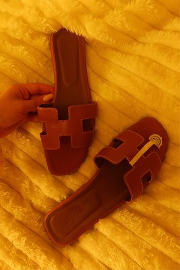 shoes inspired by Hermes