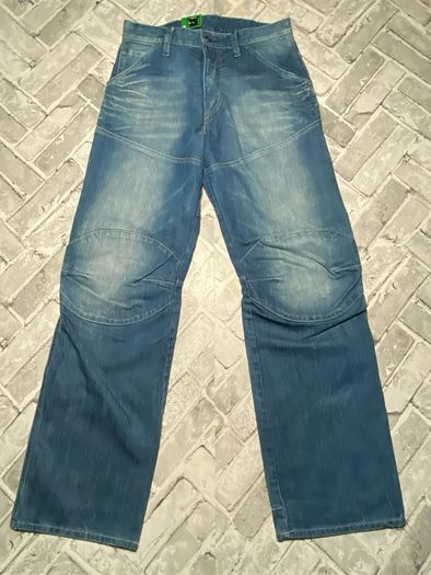 G-Star Elwood Mens Loose Fit Mid-Wash Denim Jeans BNWT 30/32