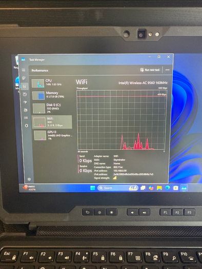 Dell Latitude 7220 Rugged Military Grade Laptop i5
