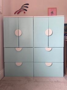 Ikea childrens cupboards x2