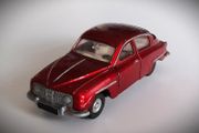 Diecast Vintage Dinky Toys Saab 96 Met. Red - Good Condition/No Box