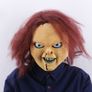 Chucky Childs Play Mask Full Head With Hair Scary Halloween Fancy Cosplay Party Image 2