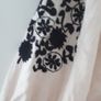 Top cream and black Image 3
