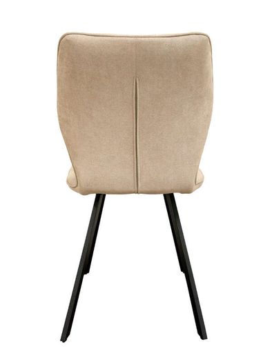 Cappuccino Stitch Dining Chair  Beige Chenille