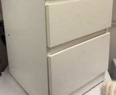 Bedside table IKEA white