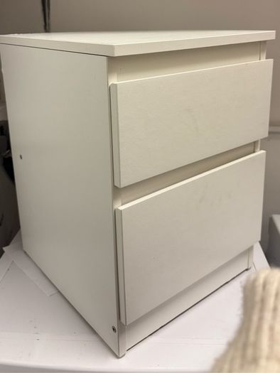 Bedside table IKEA white