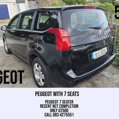 PEUGEOT 5008 7 Seater. Fresh NCT. New Clutch.