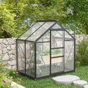 Walk-In Polycarbonate Green House 6 x 4ft
