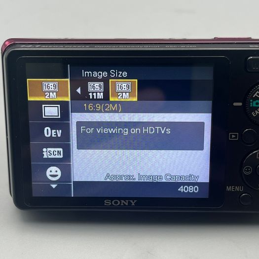 Sony Cyber-shot DSC-W380 14.1MP Digital Camera Pink - Full Kit