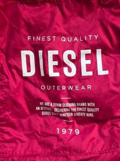 Diesel Wave Quilted Jacket Mens Medium