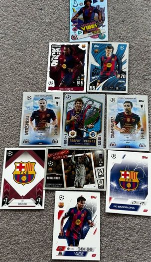 10 Barcelona match attack cards