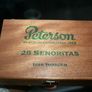 Vintage Peterson WOOD CIGAR BOX 6,5" x 4,5 Image 3