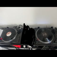 Pair of Audtio Technica LP120XUSB Turntables