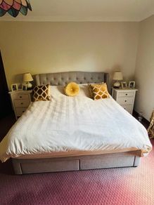 Super King Bed frame and headboard.