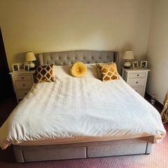 Super King Bed frame and headboard.