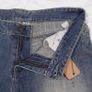 Diesel Blue Washed Y2K Vintage Graphic Printed Flare Bootcut Denim Jeans 32R/14UK/42EU Image 5