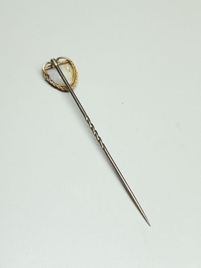 Antique Gold Stick Pin with Agate Stone | Original Jeweller Box | Charters Towers