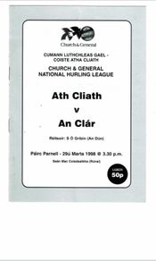 GAA programmes 1997-2000 (Dublin hurling)