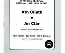 GAA programmes 1997-2000 (Dublin hurling)