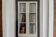 Framed original photograph of cat