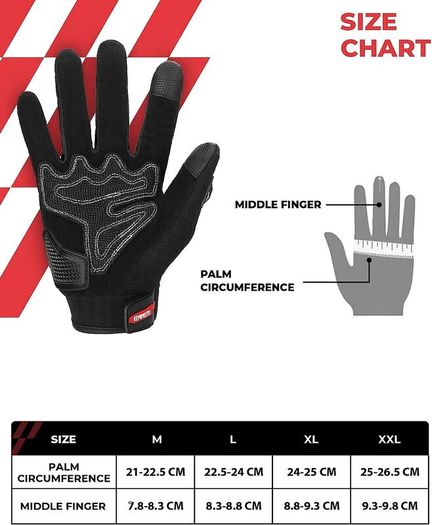 Motorcycle Gloves Men Women, Summer Motorbike Gloves Mens, Touch Screen Breathable Motorbike Gloves for Motocross Racing BMX MTB Cycling
