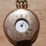 Vintage Hopkins & Hopkins Dublin Pocket Watch Gold Plated Watch (needs service) Image 5