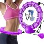 Smart Hula Hoop for Adults, Weighted Hoola Hoops 27 Knots Detachable Ring Adjustable Size, Hula Hoops with Auto-Spinning Ball MULTIPLE COLOURS AVAILABLE (FREE SHIPPING) Image 4