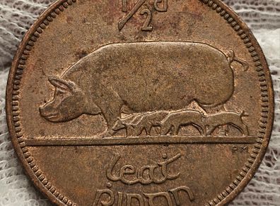 Ireland 1964 1/2d Halfpenny
