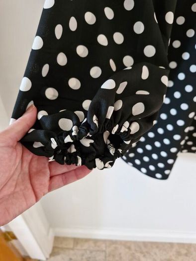 Black/White spotty dress (River island)