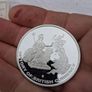 3 X Gold Plated Proof One Penny Coins Image 5